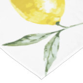 Waterverf Lemon Patroon Tafelkleed (Gekanteld)