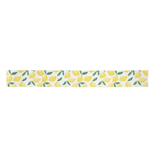 Waterverf Lemon Pattern Citrus Lint (Voorkant)