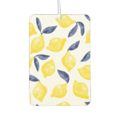 Waterverf Lemon Pattern Citrus Luchtverfrisser (Voorkant)
