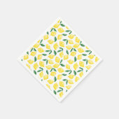 Waterverf Lemon Pattern Citrus Servet (Hoek)