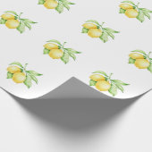 Waterverf Lemon Pattern Simple Cadeaupapier (Hoek)