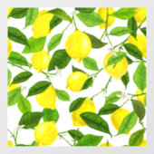 Waterverf Lemon Raamsticker (Vel)