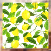 Waterverf Lemon Raamsticker (Vel 2)