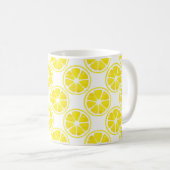 Waterverf Lemon Slice Pattern Koffiemok (Voorkant rechts)
