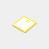 Waterverf Lemon Slice Post-it® Notes (Schuin)
