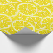 Waterverf Lemon Slices Cadeaupapier (Hoek)