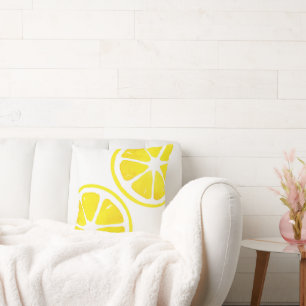 Waterverf Lemon Slices Kussen