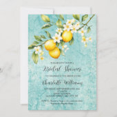 Waterverf Lemon Theme Vrijgezellenfeest Kaart (Voorkant)