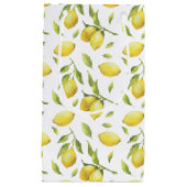 Waterverf Lemons en Greenery Pattern Klein Cadeauzakje (Voorkant)