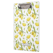  Waterverf Lemons en Greenery Pattern Klembord (Links)