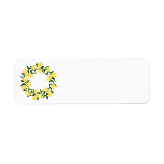 WATERVERF LEMONS ETIKET (Voorkant)