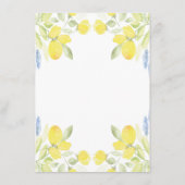 Waterverf Lemons Informatiekaartje (Achterkant)