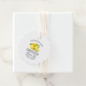 Waterverf Lemons Limoncello Bruiloft Bedankt Bedankjes Labels (In situ)