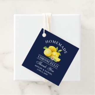 Waterverf Lemons Limoncello Hartelijk dank voor Bl Bedankjes Labels