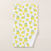 Waterverf Lemons Patroon Bad Handdoek (Handdoek)