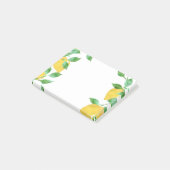 Waterverf Lemons Sticky Notes (Schuin)