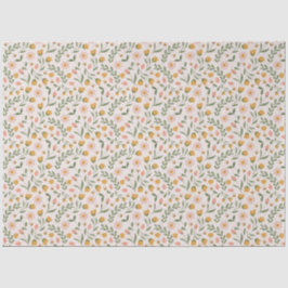 Waterverf Lente Paasbloemen & Bijen Tissuepapier