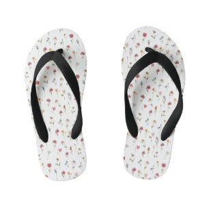 Waterverf Lente Wildflower Pattern Girl Kinder Teenslippers