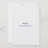 Waterverf, Lentebloemen, Moederdag Brunch Kaart (Achterkant)