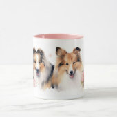 Waterverf lenteshokken mok (Midden)