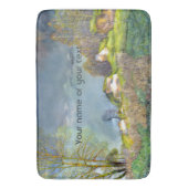 Waterverf lentesonstorm schilderen badmat (Voorkant Verticaal)