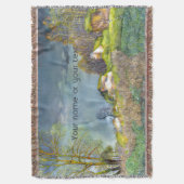 Waterverf lentesonstorm schilderen deken (Voorkant Verticaal)