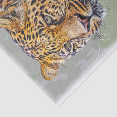Waterverf Leopard Cat Wildlife Tissuepapier (Detail)