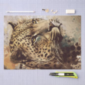 Waterverf leopard tissuepapier (Craft)