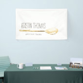 Waterverf Lepel Catering, Chef Banner (Beurs)