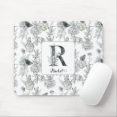 Waterverf letter R Muismat (Met muis)