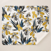 Waterverf: levendig zomerpatroon. sherpa deken (Voorkant (horizontaal))