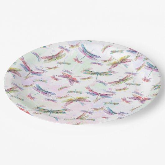 Waterverf libellen papier Bord (Gekanteld)