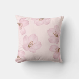 Waterverf Licht Roze Cherry Blossom Sakura Pillow Kussen