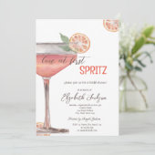 Waterverf Liefde bij First Spritz Kaart (Staand voorkant)