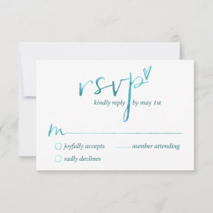 Waterverf liefde is liefde gay RSVP-kaarten RSVP Kaartje