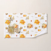 Waterverf lieve honing bad handdoek (Handdoek)