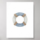 waterverf  Life Preserver print (Voorkant)