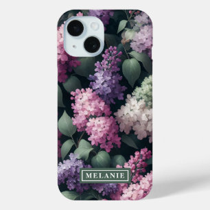 Waterverf Lila bloemen Aangepast