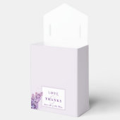 Waterverf Lilacs Lente Zomer Bruiloft Bedankdoosjes (Geopend)