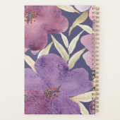 Waterverf Lilas in violet Achtergrond Planner (Achterkant)
