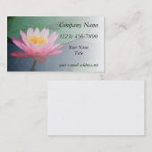 Waterverf Lilly Pond Visitekaartje (Voorkant / Achterkant)