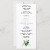 Waterverf Lily van de vallei bruids bruiloft (Achterkant)