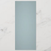 Waterverf Lily van de Vallei Bruiloft Menu (Achterkant)