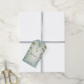 Waterverf Lily van de Valley Gift Label Cadeaulabel (Met Touw)