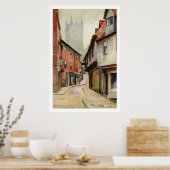  waterverf Lincoln de Straat Poster (Keuken)