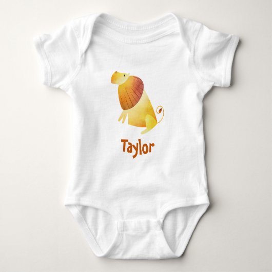 Waterverf Lion Romper (Voorkant)