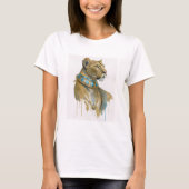 Waterverf Lioness 4 T-shirt (Voorkant)