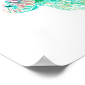 Waterverf Lionfish Art Poster (Hoek)