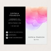 Waterverf Lip Product Distributeur Tips & Tricks Visitekaartjes (Buitenkant ongevouwen)