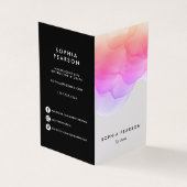 Waterverf Lip Product Distributeur Tips & Tricks Visitekaartjes (Buitenkant)